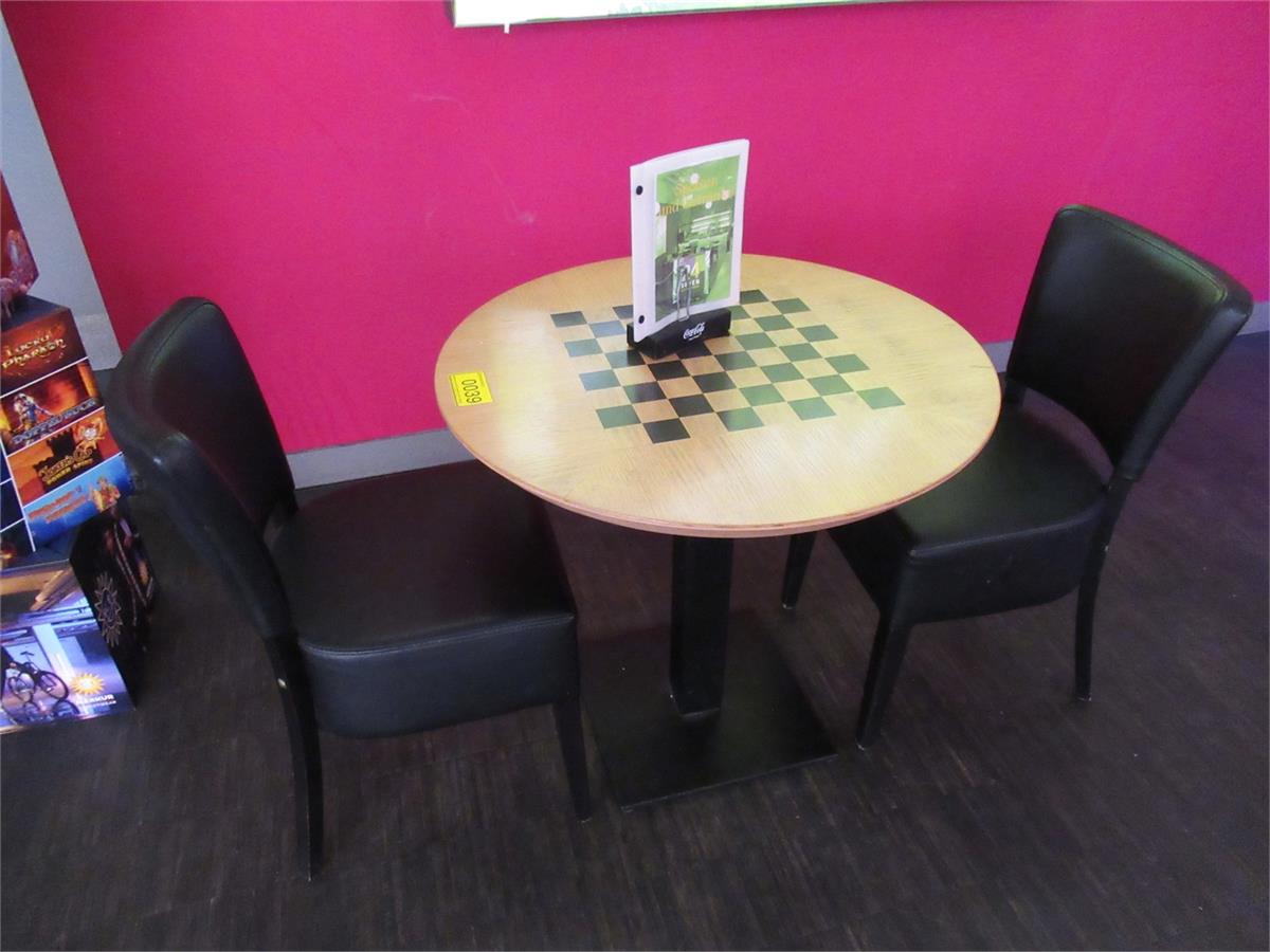 runder Schachtisch / Bistrotisch